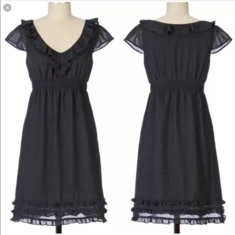 Anthropologie Maeve Charmed Life Dress Wool Blend